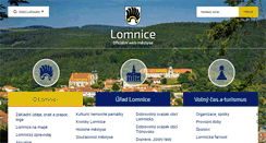 Desktop Screenshot of lomnice.cz